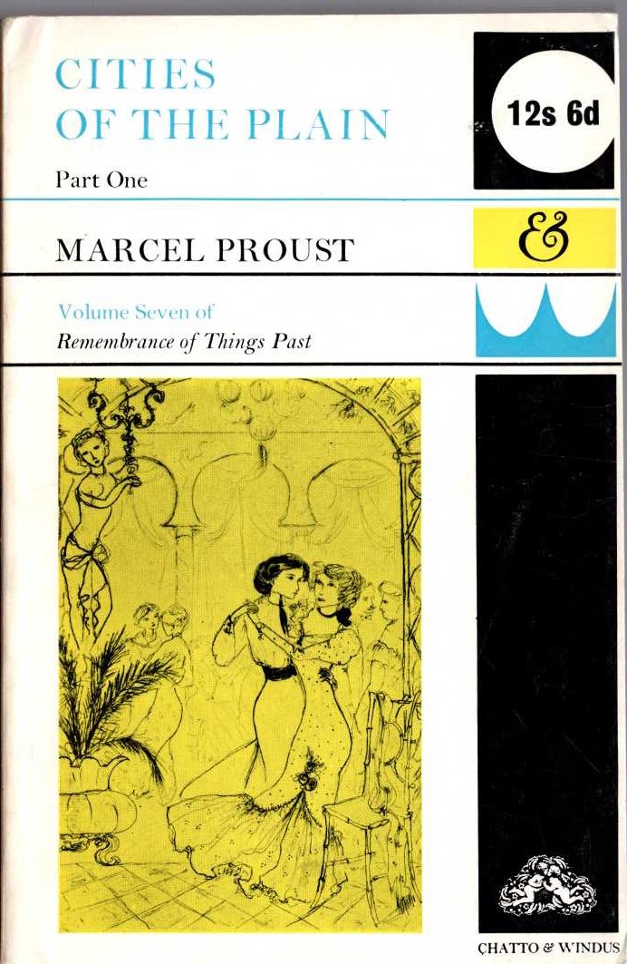 Marcel Proust  CITIES OF THE PLAIN. Part One front book cover image