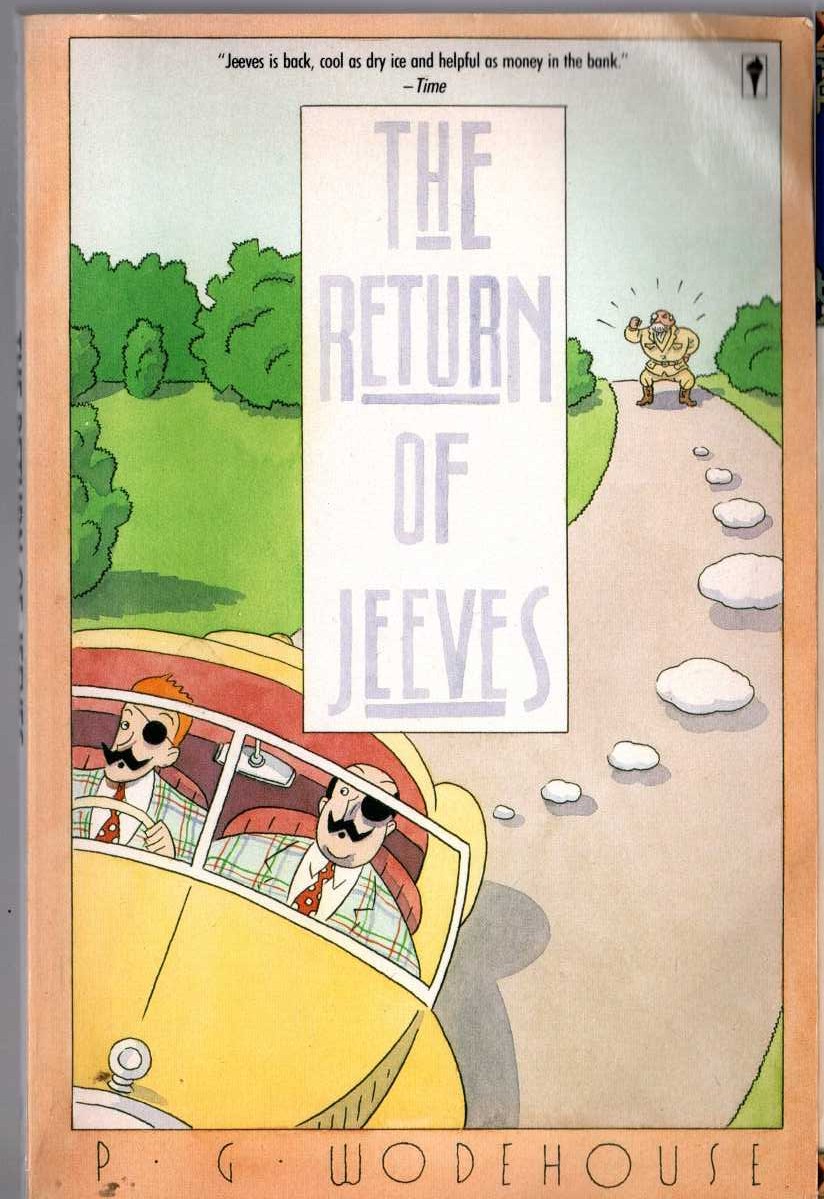 P.G. Wodehouse  THE RETURN OF JEEVES front book cover image