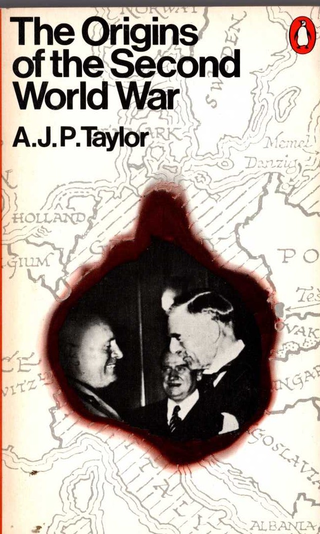 A.J.P. Taylor  THE ORIGINS OF THE SECOND WORLD WAR front book cover image