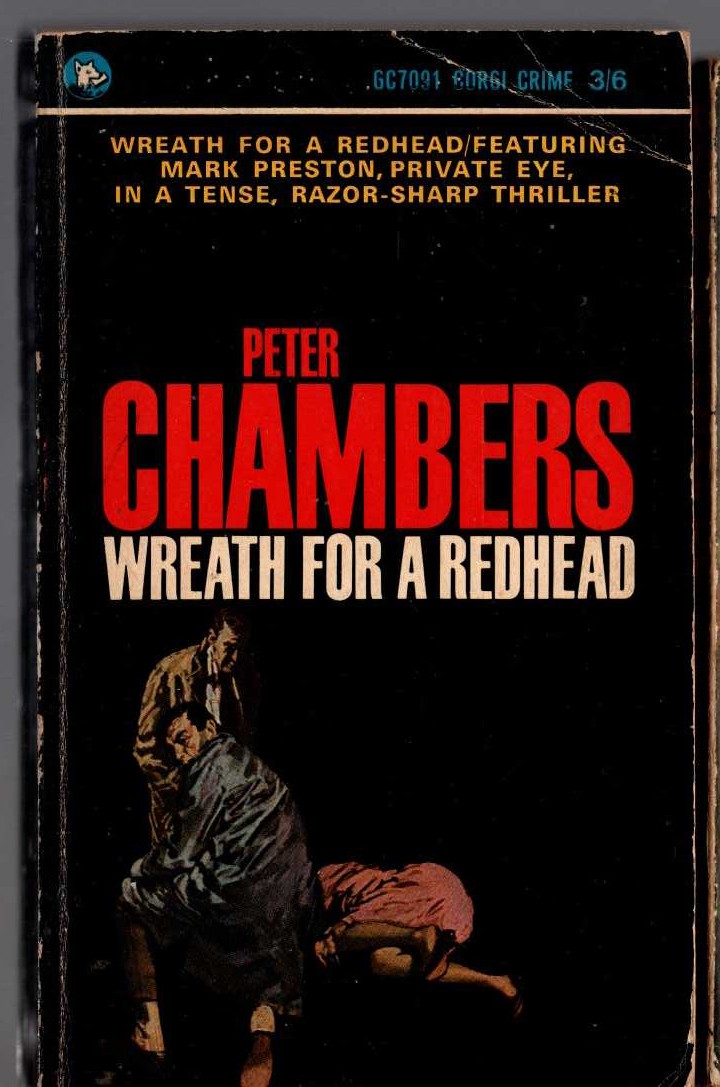 Peter Chambers  WREATH FOR A REDHEAD front book cover image