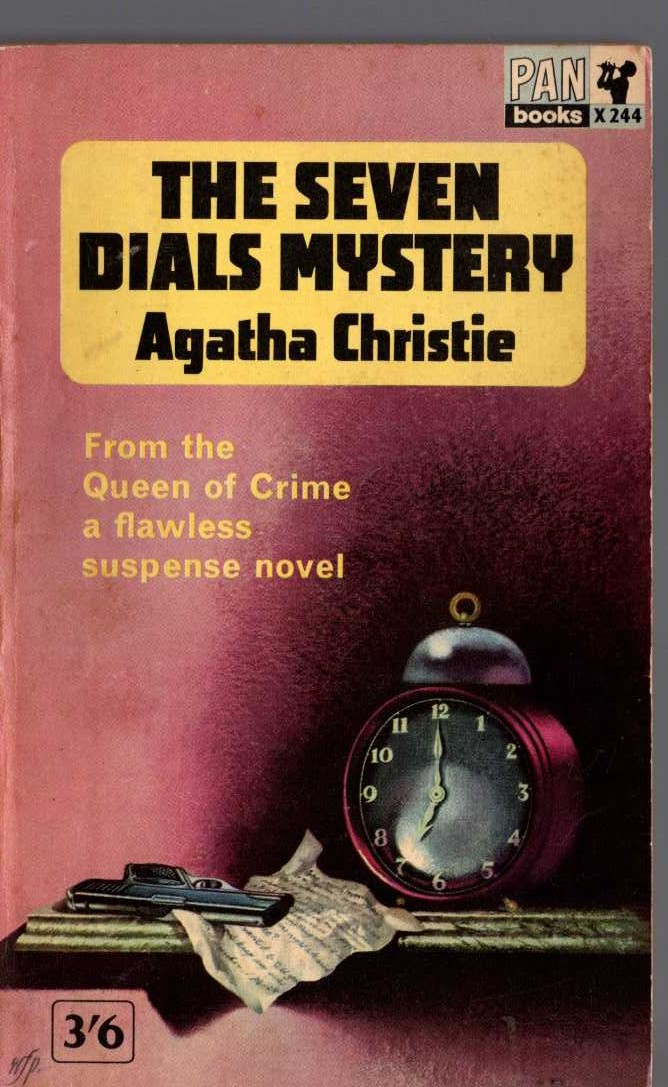 Agatha Christie  THE SEVEN DIALS MYSTERY front book cover image