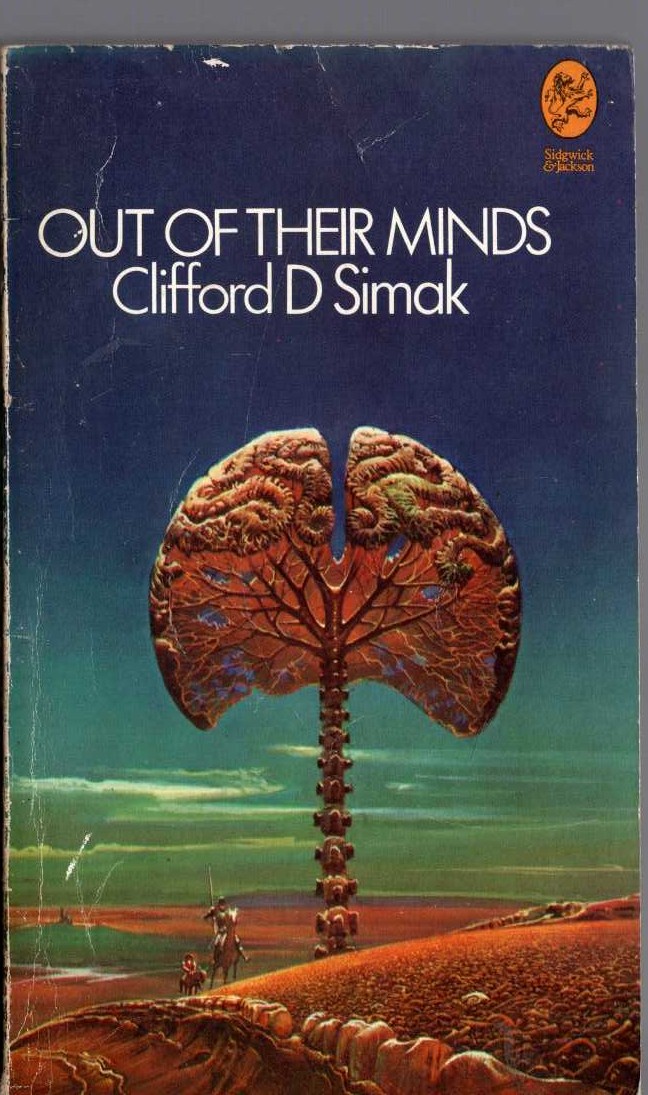 Clifford D. Simak  OUT OF THEIR MINDS front book cover image