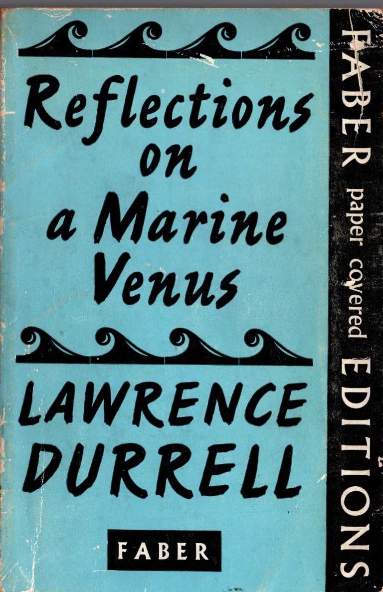 Lawrence Durrell  REFLECTIONS ON A MARINE VENUS front book cover image