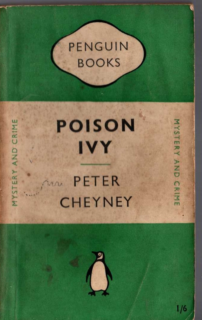 Peter Cheyney  POISON IVY front book cover image