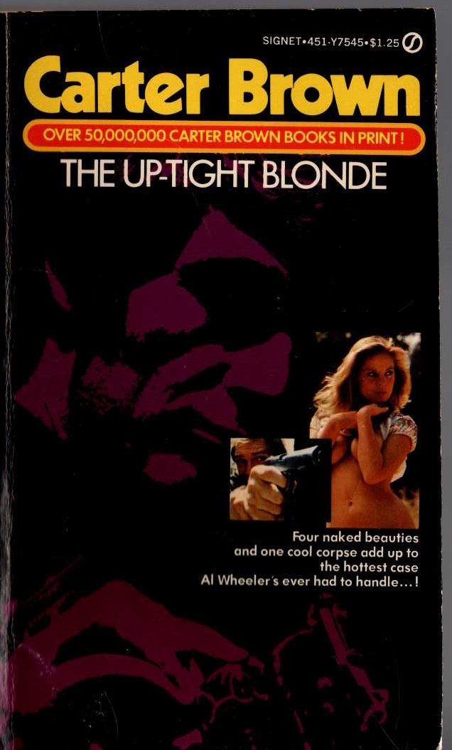 Carter Brown  THE UP-TIGHT BLONDE front book cover image