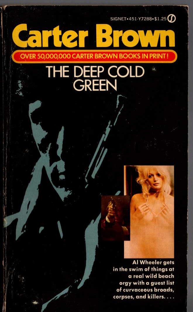 Carter Brown  THE DEEP COLD GREEN front book cover image