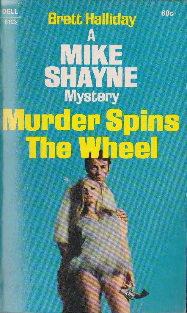 Brett Halliday  MURDER SPINS THE WHEEL front book cover image