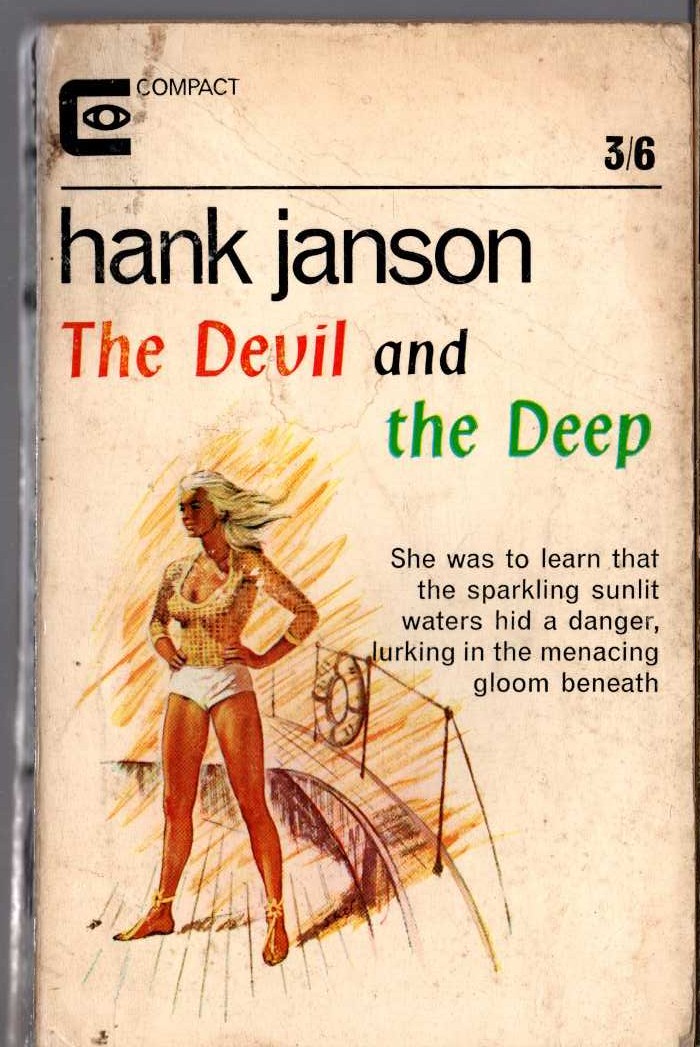 Hank Janson  THE DEVIL AND THE DEEP front book cover image