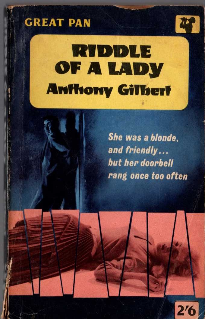 Anthony Gilbert  RIDDLE OF A LADY front book cover image