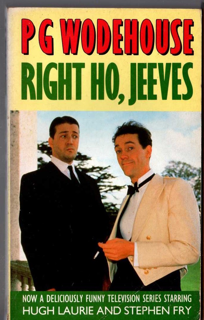 P.G. Wodehouse  RIGHT HO, JEEVES and other stories (Hugh Laurie & Stephen Fry) front book cover image