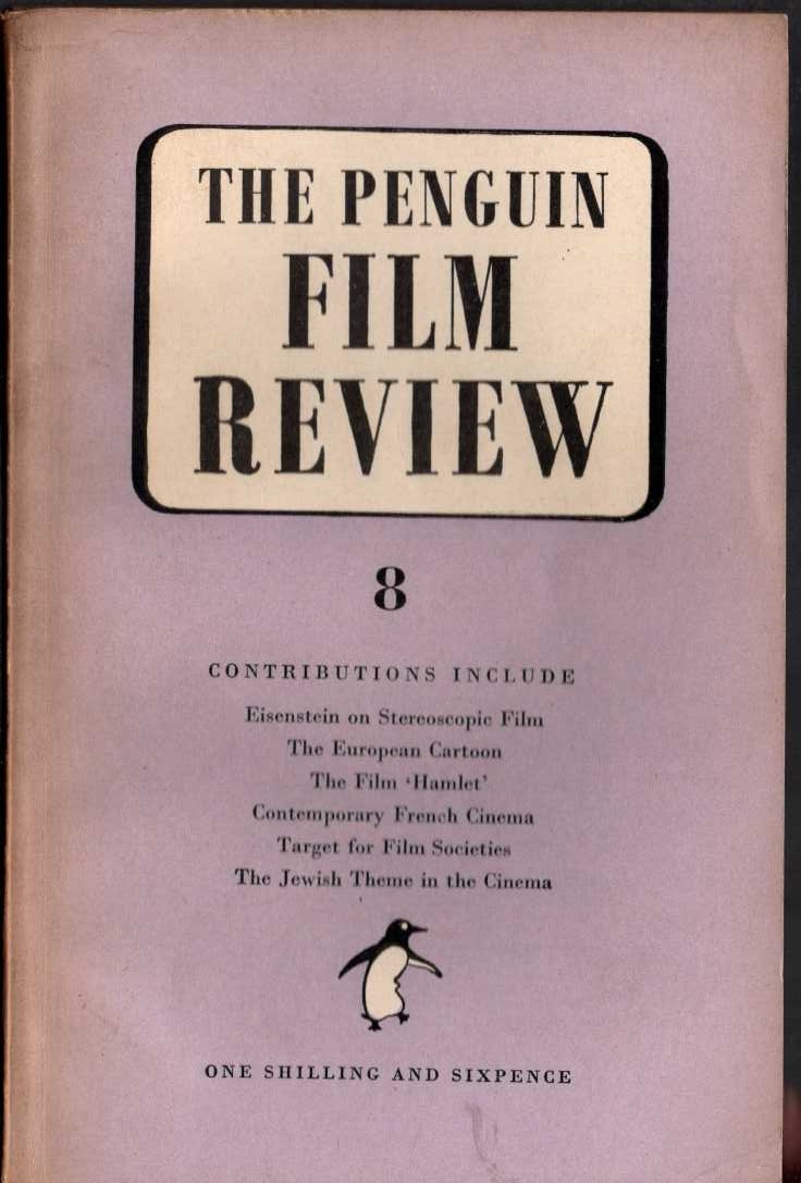 Penguin   THE PENGUIN FILM REVIEW 8 front book cover image