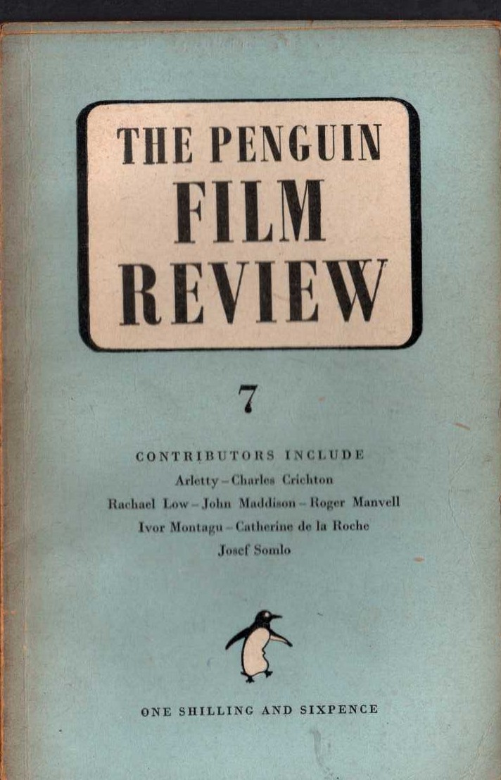 Penguin   THE PENGUIN FILM REVIEW 7 front book cover image