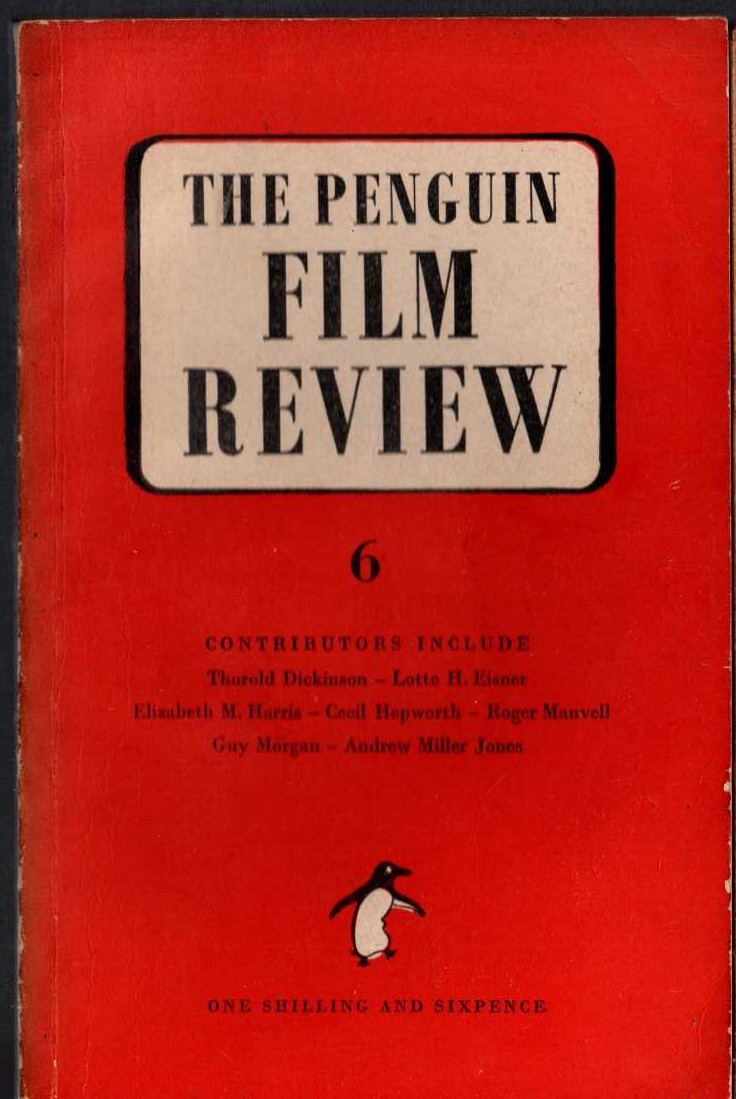 Penguin   THE PENGUIN FILM REVIEW 6 front book cover image