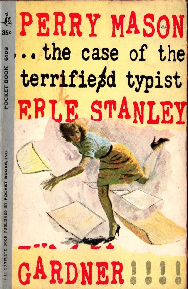 Erle Stanley Gardner  THE CASE OF THE TERRIFIED TYPIST front book cover image