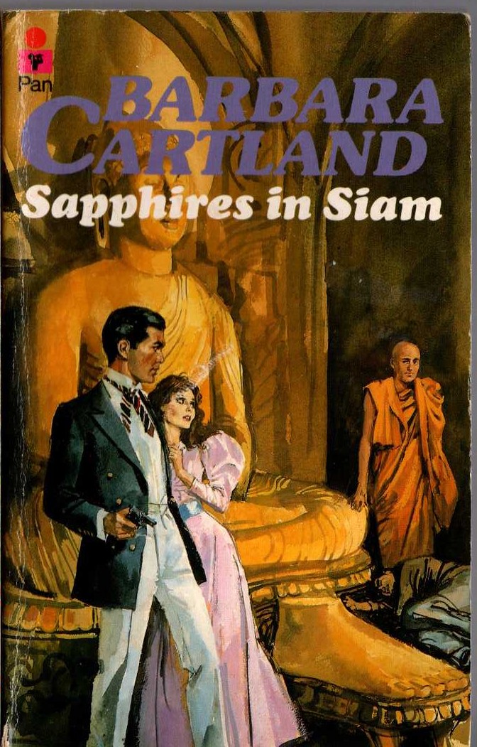 Barbara Cartland  SAPPHIRES IN SIAM front book cover image