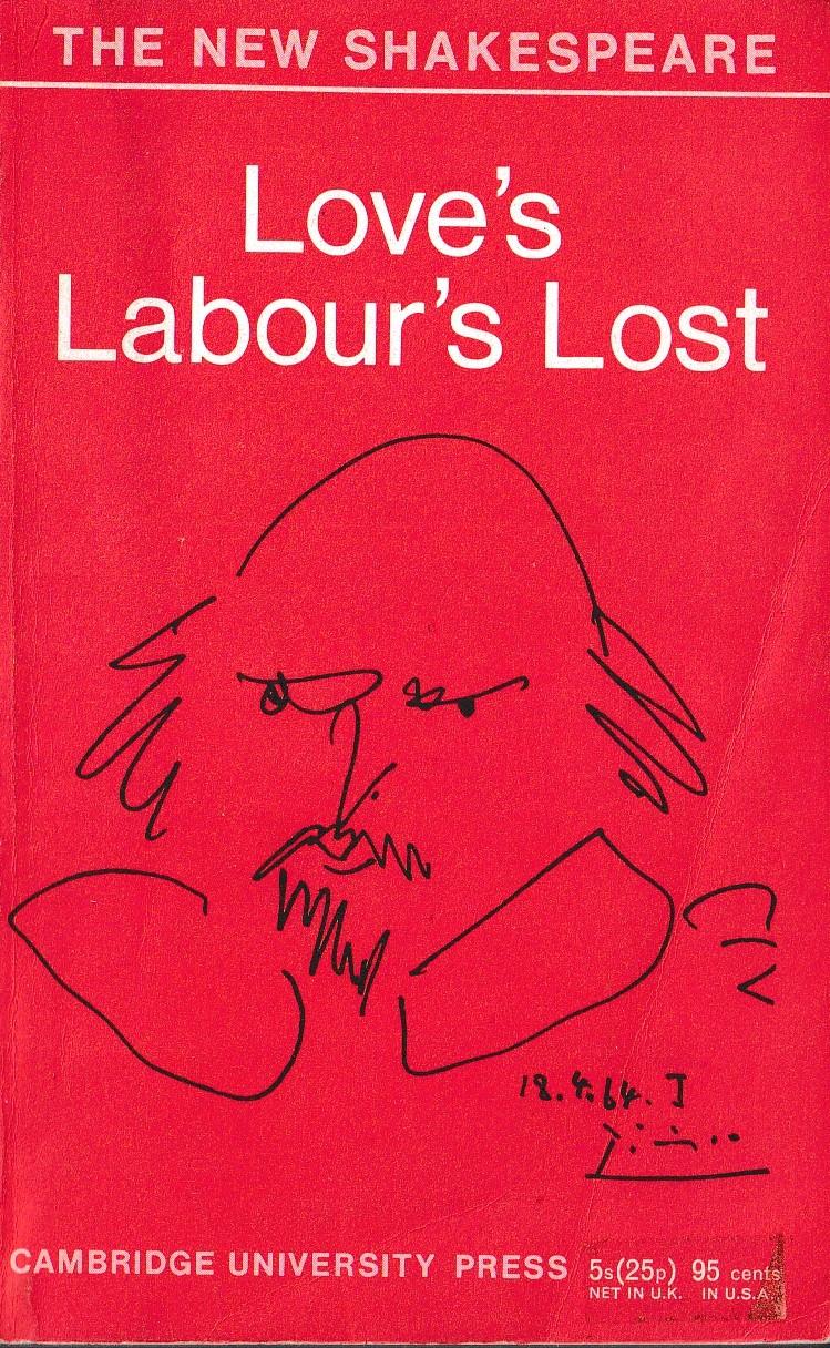 William Shakespeare  LOVE'S LABOUR'S LOST front book cover image