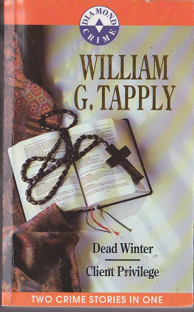 William G. Tapply  DEAD WINTER and CLIENT PRIVILEGE (Double Volume) front book cover image