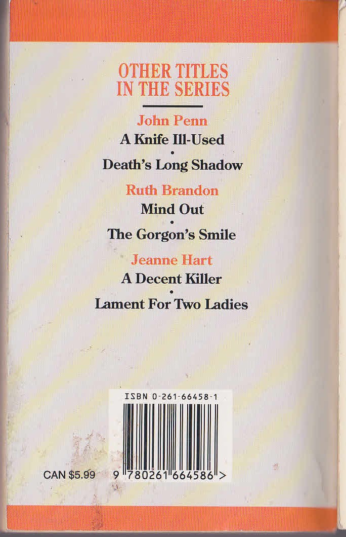 William G. Tapply  DEAD WINTER and CLIENT PRIVILEGE (Double Volume) magnified rear book cover image