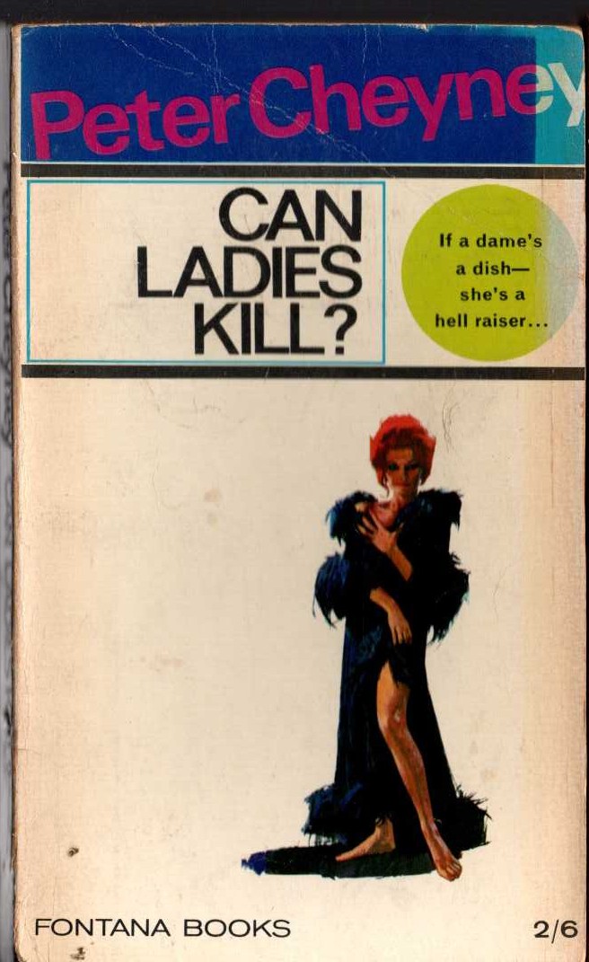 Peter Cheyney  CAN LADIES KILL? front book cover image