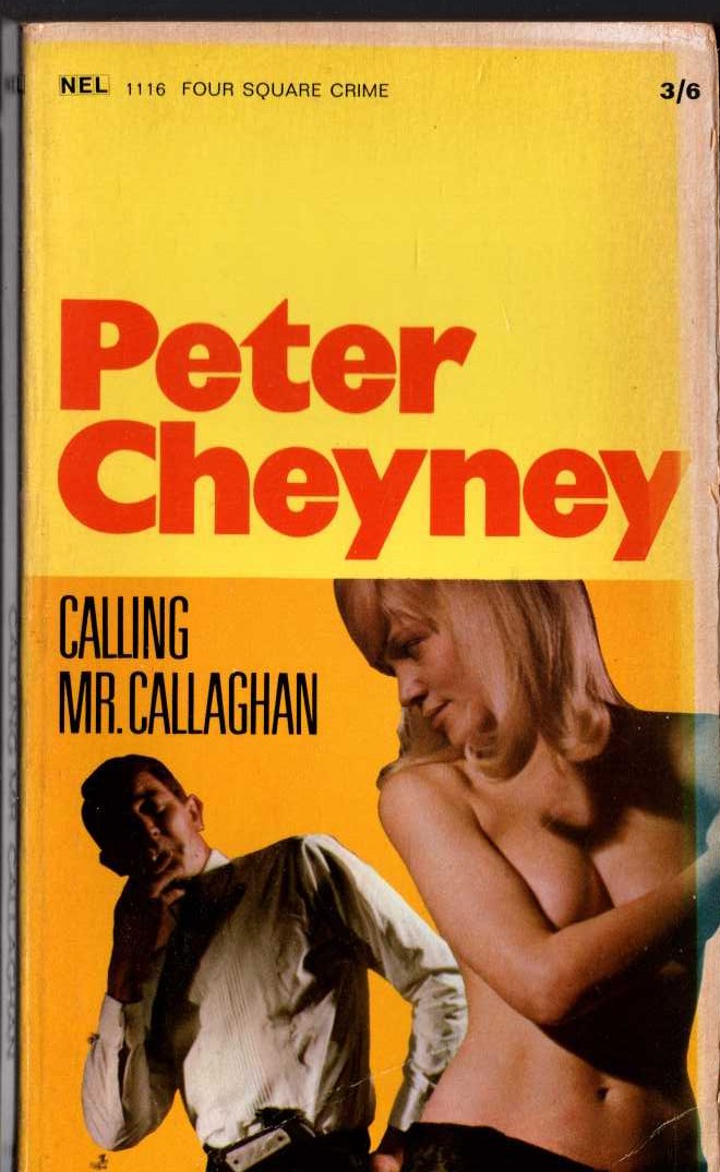 Peter Cheyney  CALLING MR. CALLAGHAN front book cover image