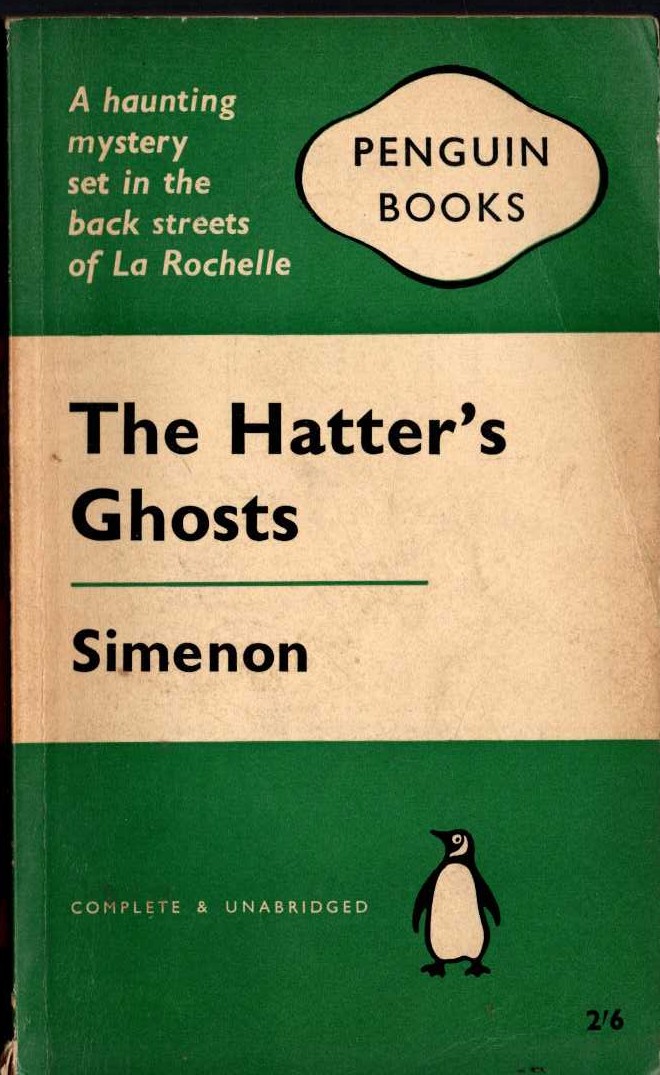 Georges Simenon  THE HATTER'S GHOSTS front book cover image