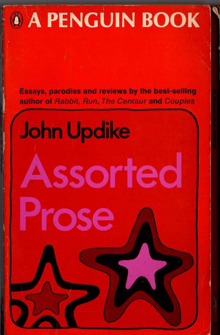 John Updike  ASSORTED PROSE front book cover image