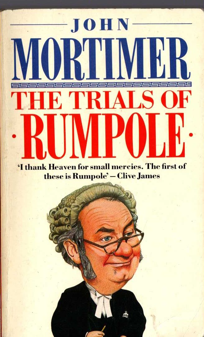 John Mortimer  THE TRIALS OF RUMPOLE front book cover image