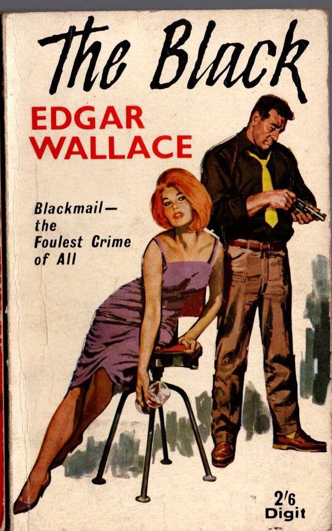 Edgar Wallace  THE BLACK front book cover image