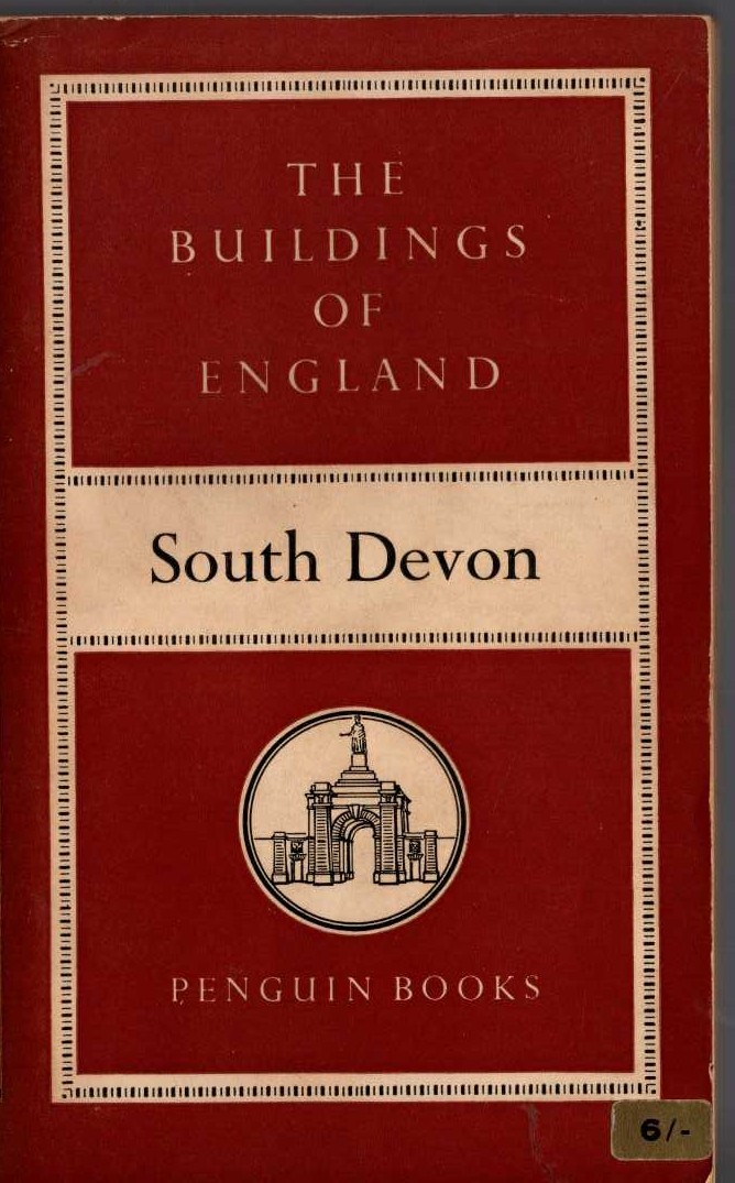 Nikolaus Pevsner  SOUTH DEVON front book cover image