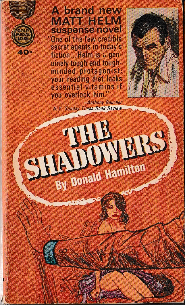 Donald Hamilton  THE SHADOWERS front book cover image