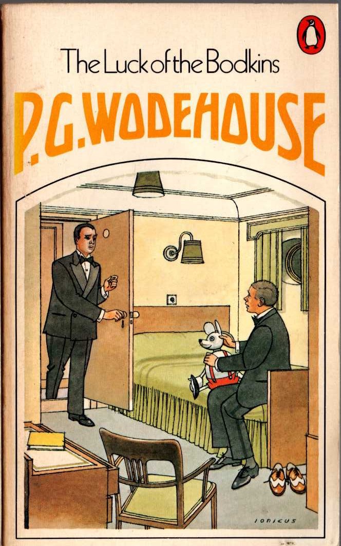 P.G. Wodehouse  THE LUCK OF THE BODKINS front book cover image