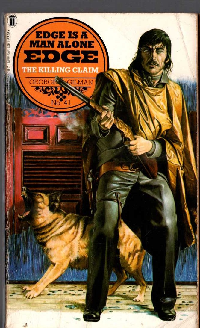 George G. Gilman  EDGE 41: THE KILLING CLAIM front book cover image