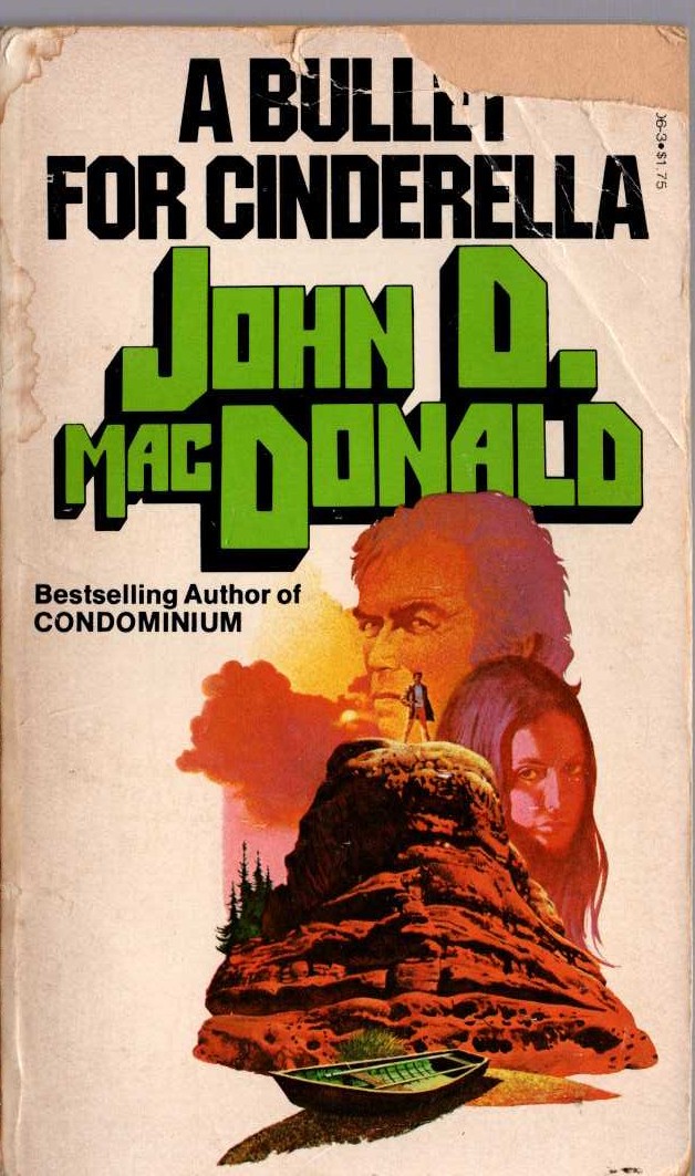 John D. MacDonald  A BULLET FOR CINDERELLA front book cover image