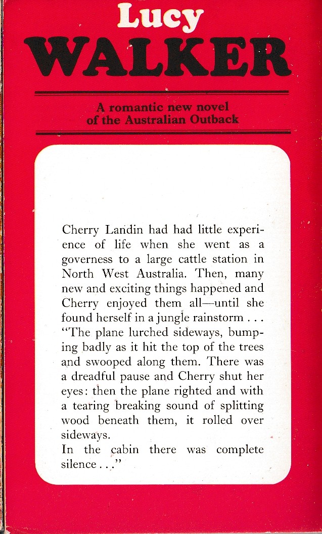 Lucy Walker  THE CALL OF THE PINES magnified rear book cover image