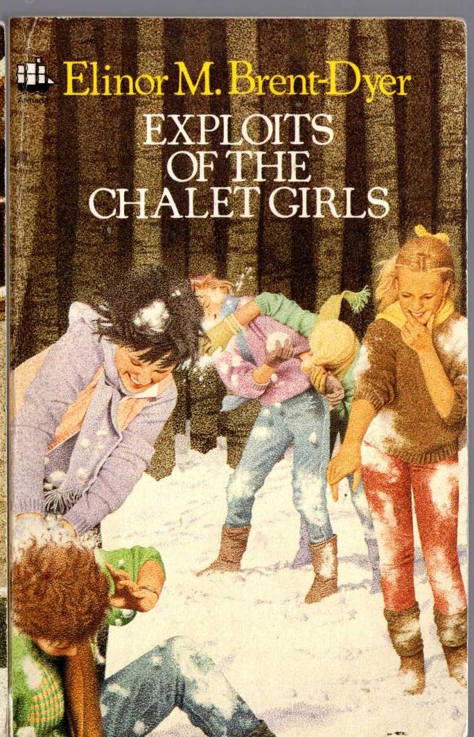 Elinor M. Brent-Dyer  EXPLOITS OF THE CHALET GIRLS front book cover image