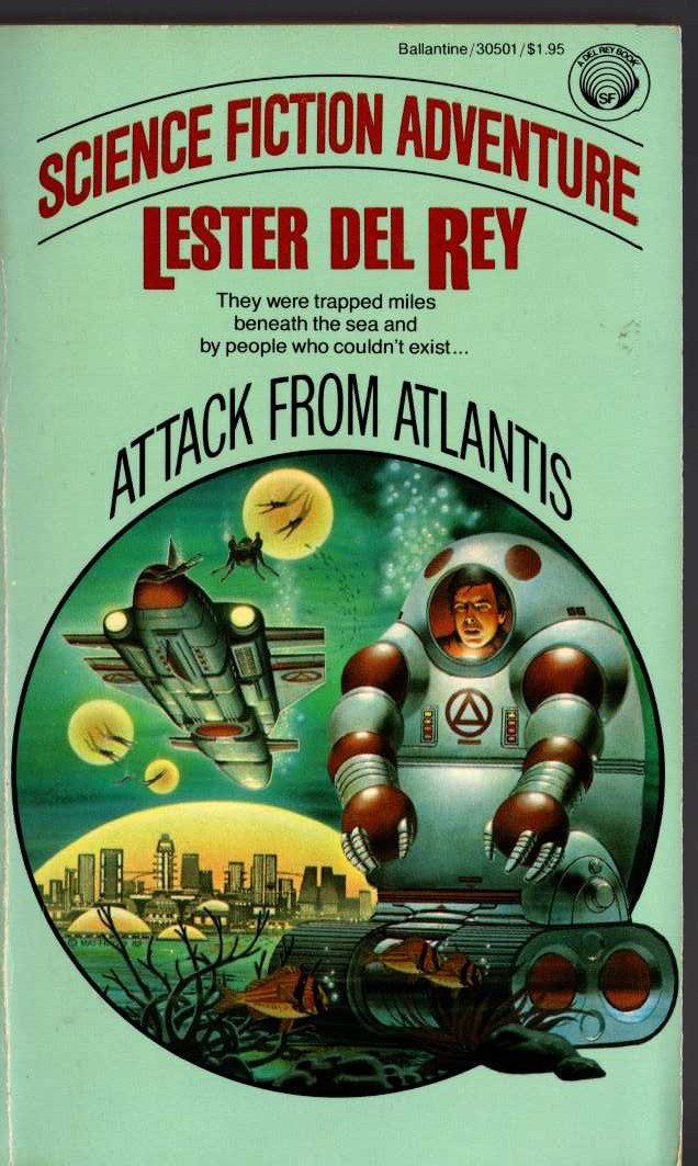 Lester del Rey  ATTACK FROM ATLANTIS front book cover image