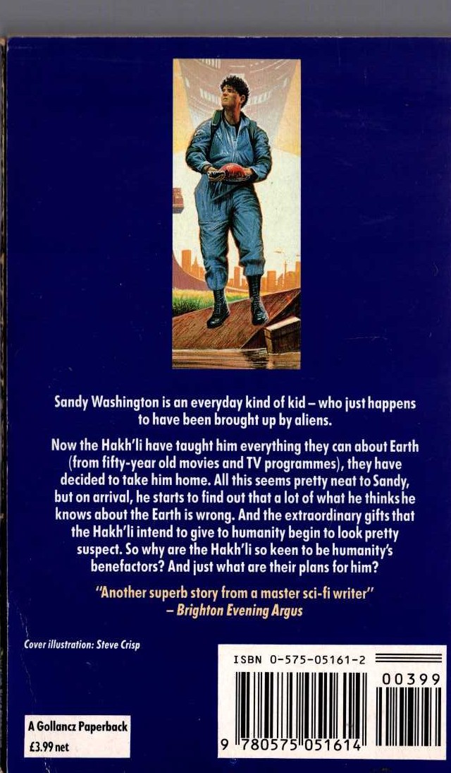 Frederik Pohl  HOMEGOING magnified rear book cover image