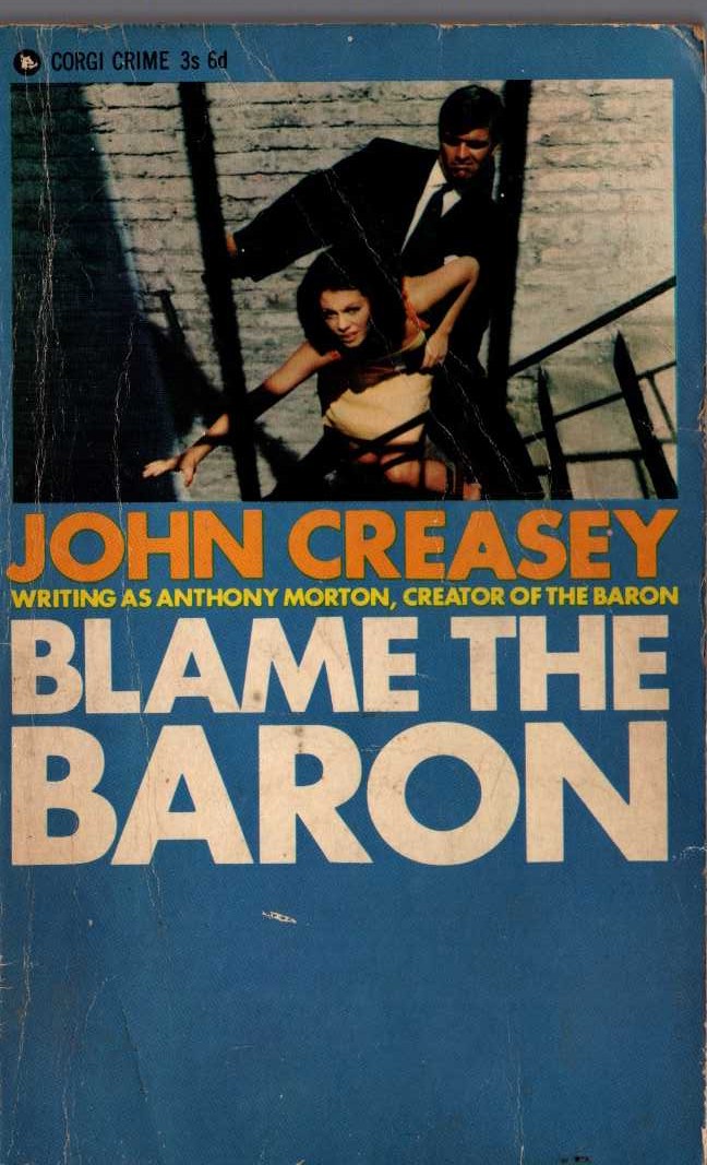 Anthony Morton  BLAME THE BARON front book cover image