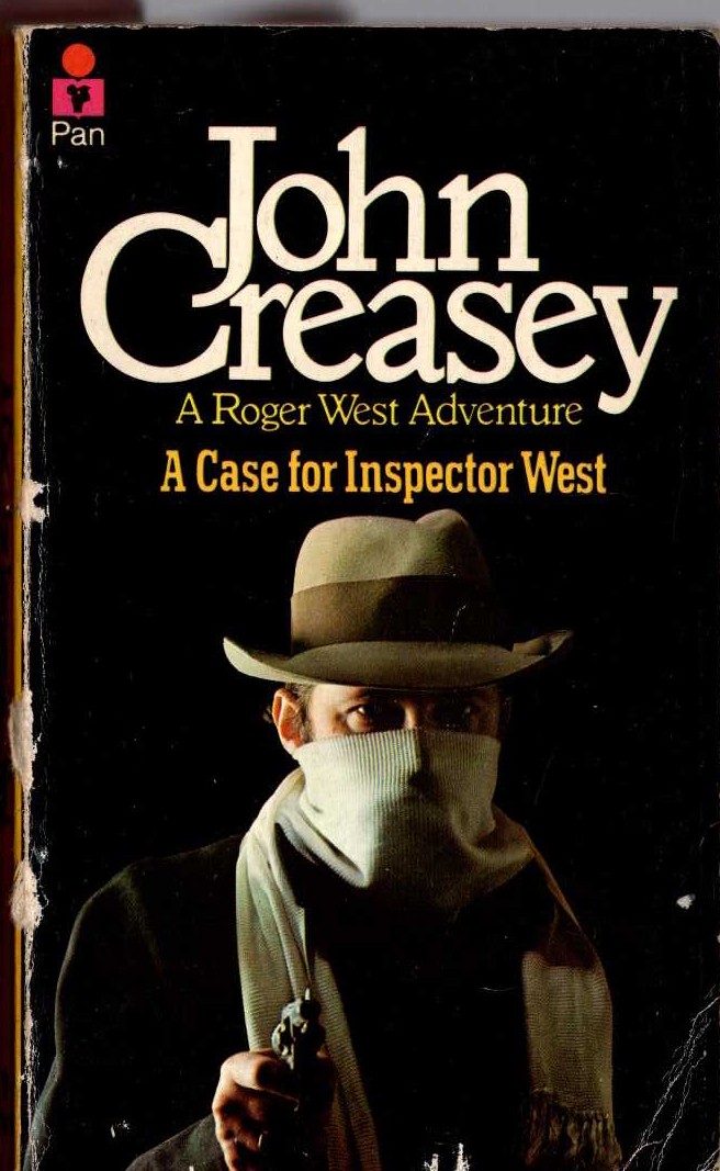 John Creasey  A CASE FOR INISPECTOR WEST front book cover image