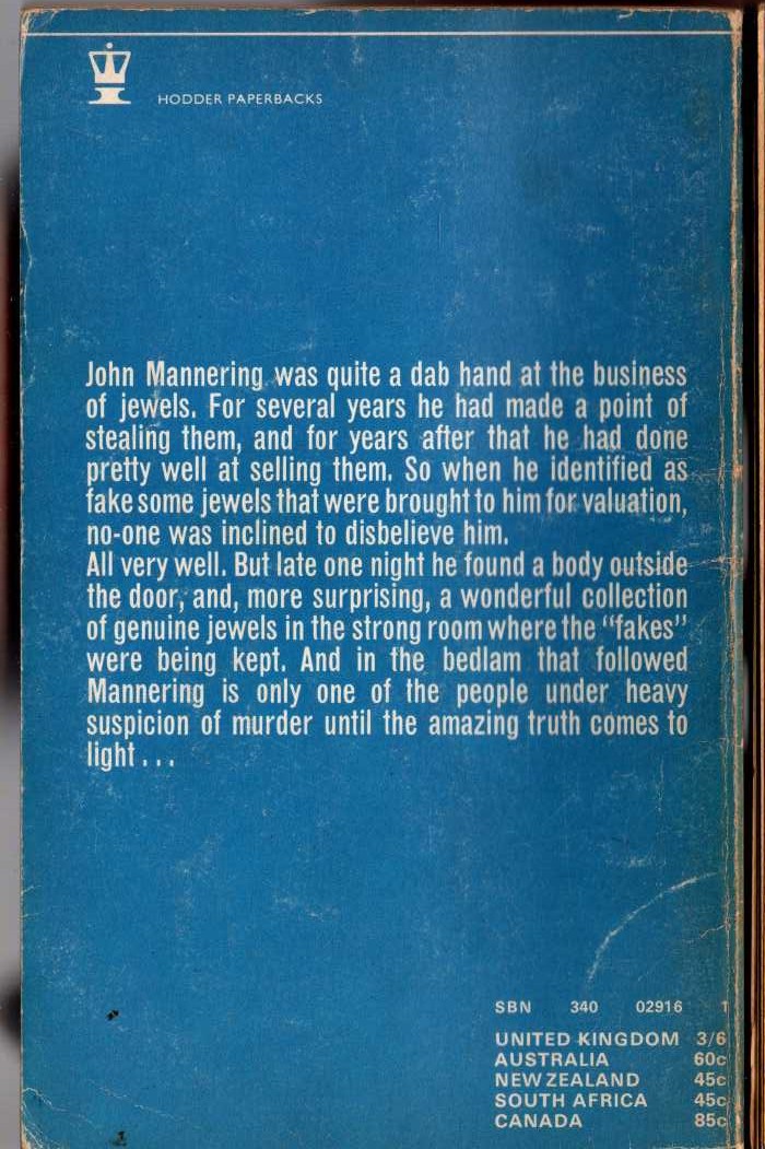 Anthony Morton  BAD FOR THE BARON magnified rear book cover image