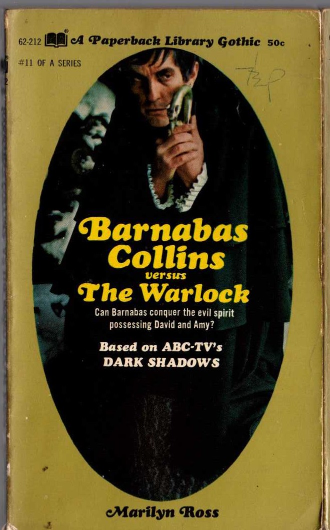 Marilyn Ross  BARNABAS, QUENTIN AND THE WARLOCK front book cover image