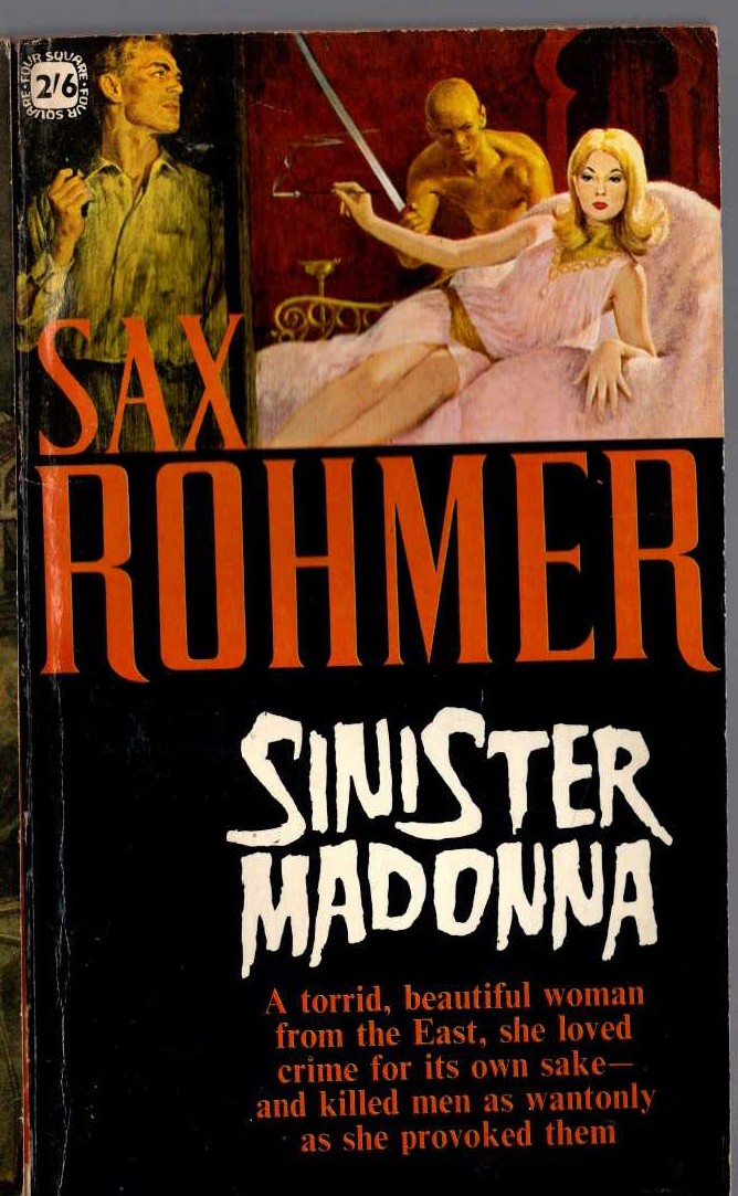 Sax Rohmer  SINISTER MADONNA front book cover image