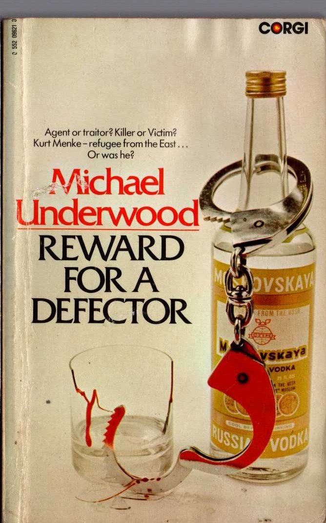 Michael Underwood  REWARD FOR A DEFECTOR front book cover image