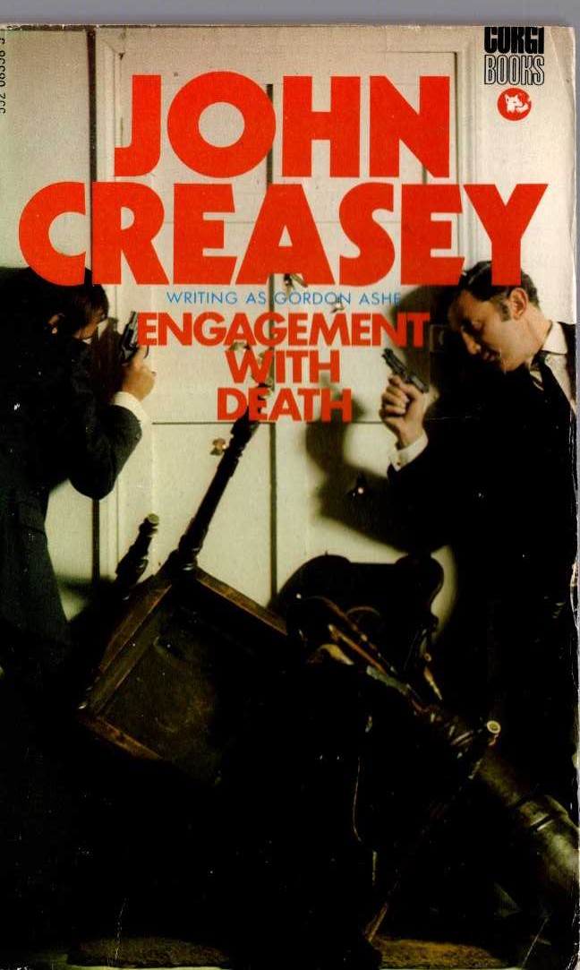 Gordon Ashe  ENGAGEMENT WITH DEATH front book cover image