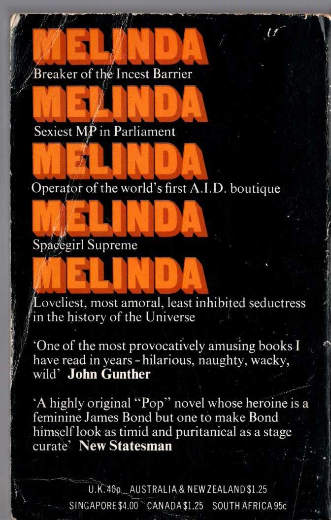 Gaia Servadio  MELINDA magnified rear book cover image