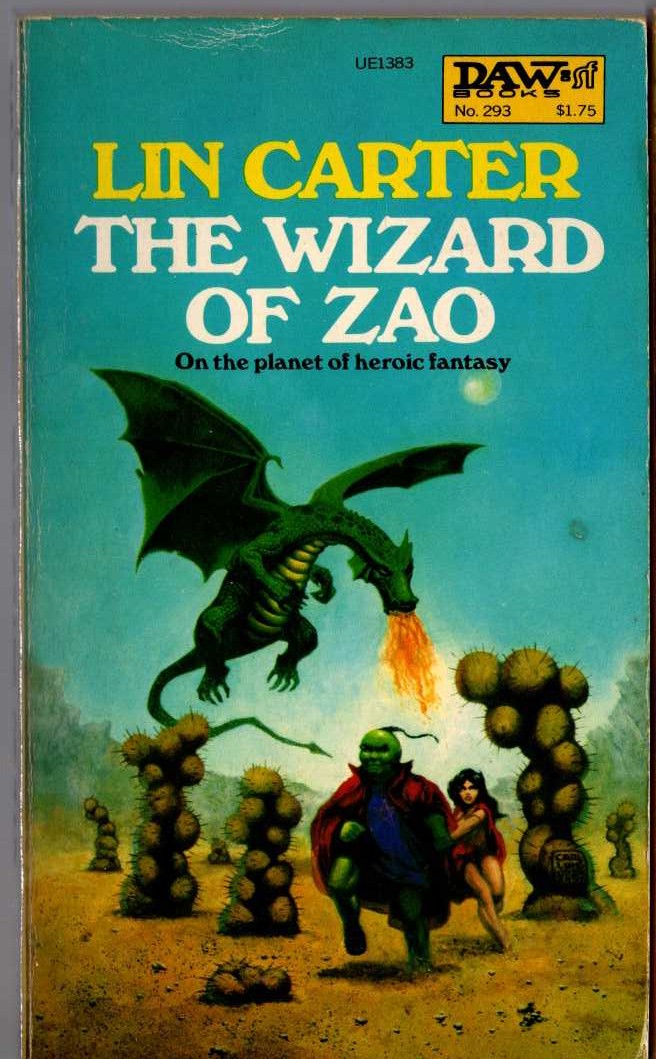 Lin Carter  THE WIZARD OF ZAO front book cover image