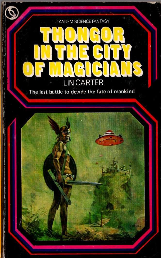 Lin Carter  THONGOR IN THE CITY OF MAGICIANS front book cover image