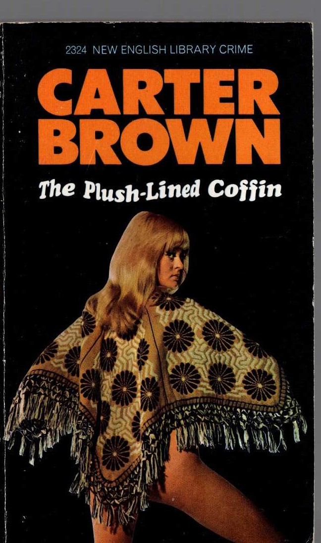 Carter Brown  THE PLUSH-LINED COFFIN front book cover image