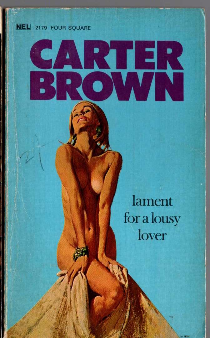 Carter Brown  LAMENT FOR A LOUSY LOVER front book cover image