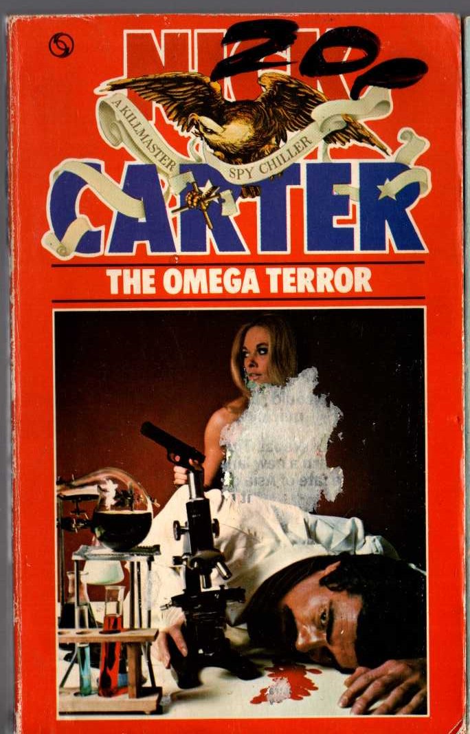 Nick Carter  THE OMEGA TERROR front book cover image